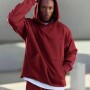 Polera The Go-To Oversized Hoodie Brand Dna Hombre Spice/sienna Dusk