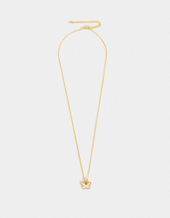 Cadena Corta con Dije Acero quirúrgico Cadena De Acero Quirúrgico Con Dije - Dorado