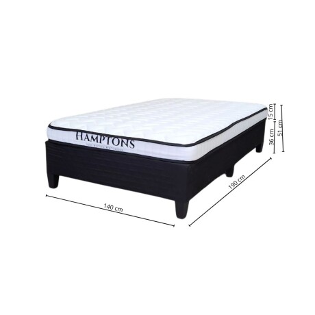 Sommier 2 Plazas - Dormitorio - Hamptons Hybrid Memory Foam Sommier 2 Plazas - Dormitorio - Hamptons Hybrid Memory Foam