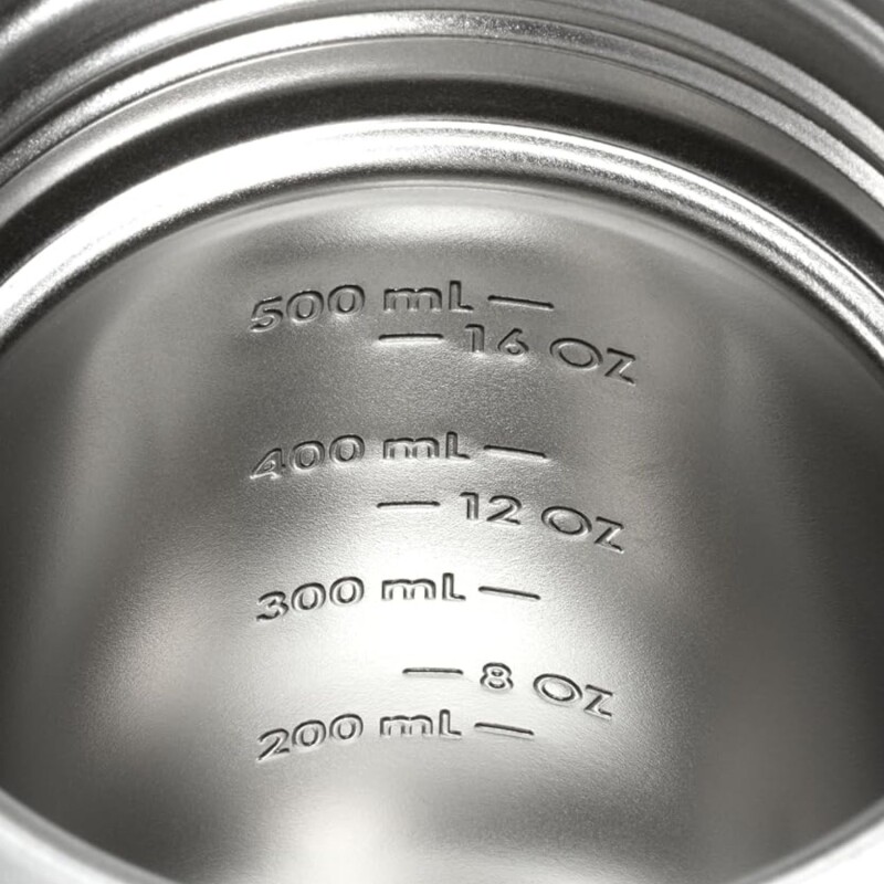 Vaso térmico Stanley Vitalize Shaker 590 ml para batidos de proteínas Blanco