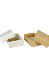 Caja eco 08 - 20x30x9 cm. REVERSIBLE BLANCO - MADERA