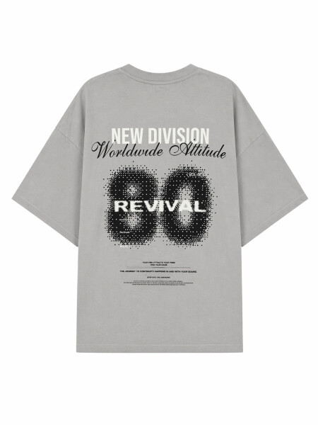 REMERA DUST FUT II GRIS CLARO