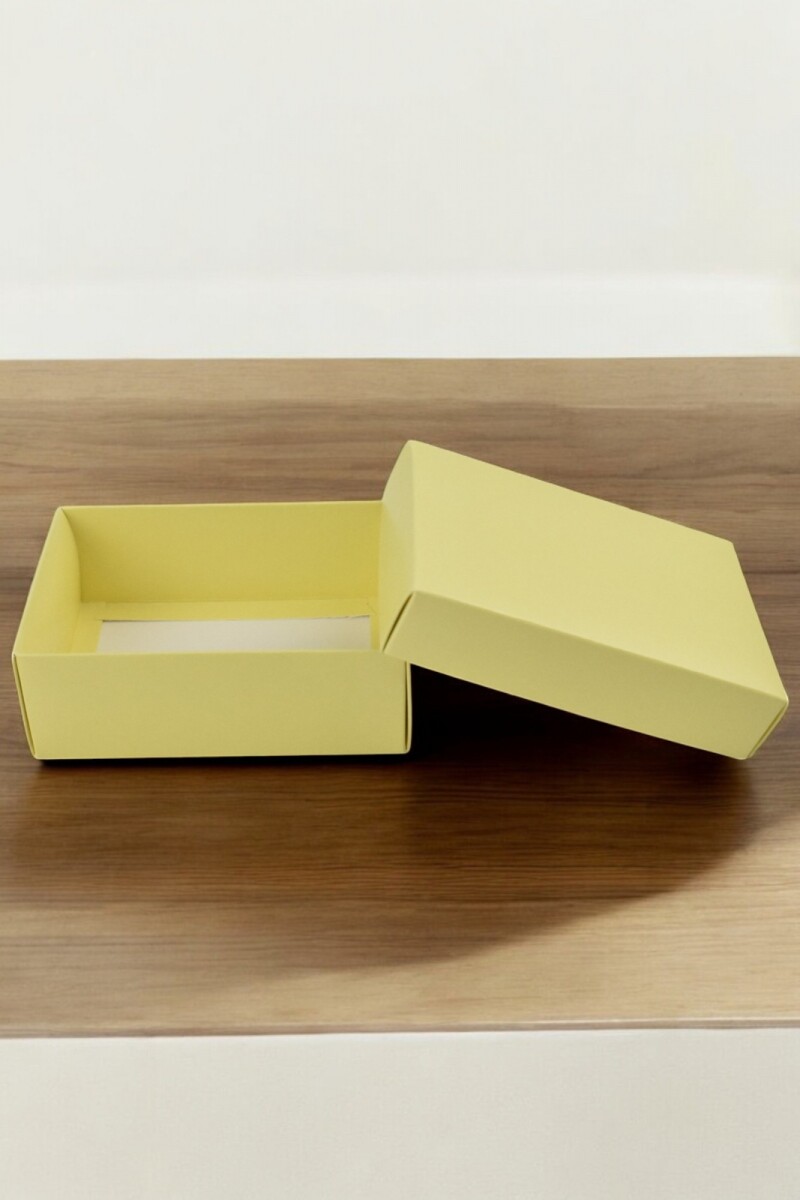 Caja eco 03 - 8x12x4,5 cm. - AMARILLO 