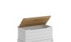 Baul - Pie De Cama - Living - Linea Mexicana Madera Maciza Blanco Baul - Pie De Cama - Living - Linea Mexicana Madera Maciza Blanco