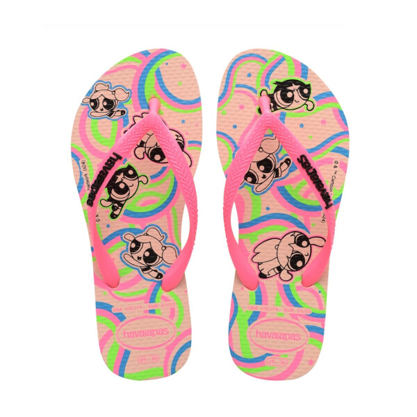 KIDS SLIM POWERPUFF - HAVAIANAS ROSA/MULTICOLOR