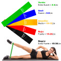 Bandas Elásticas Fitness Cinta de Silicona 5 en 1 Bandas Elásticas Fitness Cinta de Silicona 5 en 1