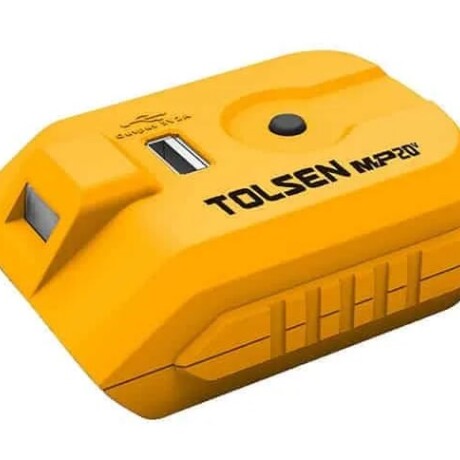 TOLSEN ADAPTADOR BATERÍA LI-ION -A- USB-A (*) Tolsen Adaptador Batería Li-ion -a- Usb-a (*)