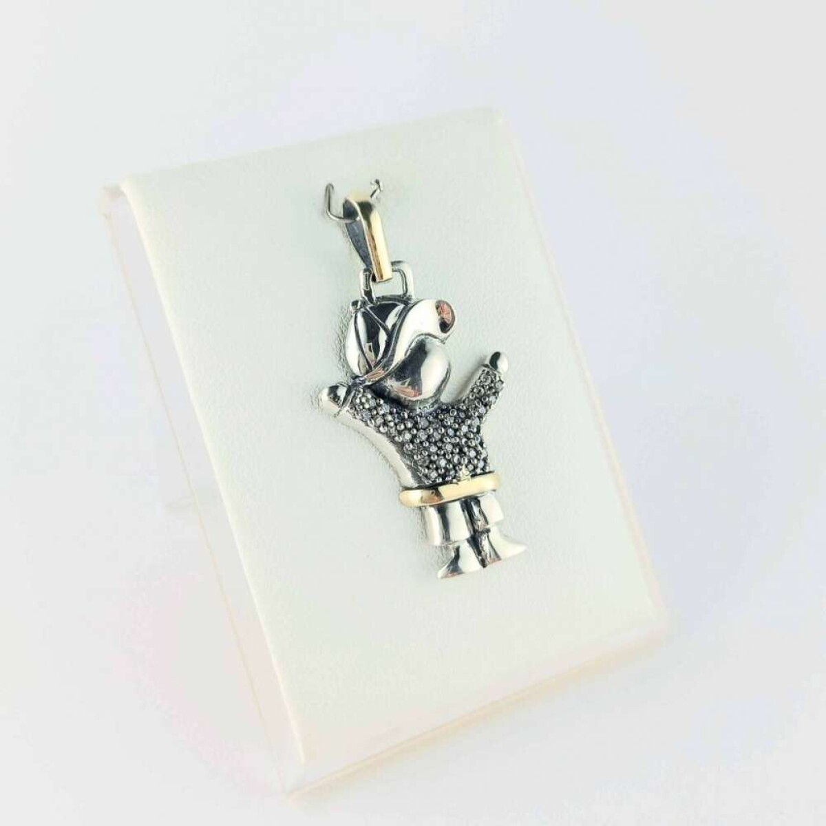 Colgante de plata 925 y double de oro 18 ktes - Línea Kids 