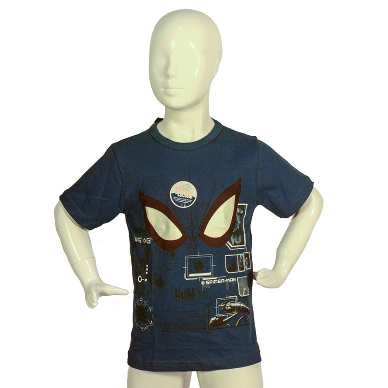 Remera Marvel Spiderman de Niños - SPII2456101 Azul Oscuro