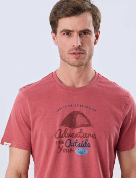 REMERA ESTAMPADA Ladrillo