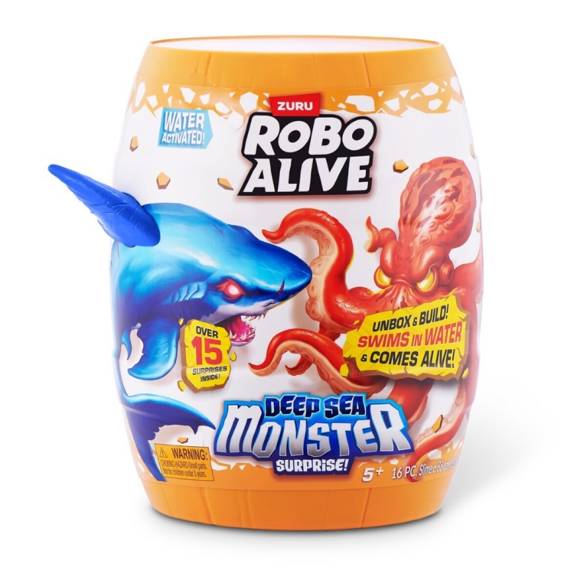 Muñeco Monstruo Marino Robo Alive Con 15 Sorpresas Ub 