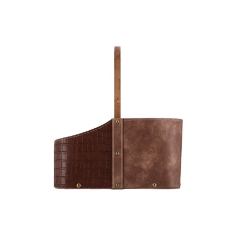 Matera Madera Combinada Croco Marrón