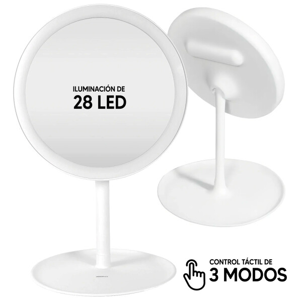 Espejo Maquillaje Xion Xi-makeup3-cu Con Luz Led ESPEJO DE MAQUILLAJE XION XI-MAKEUP3