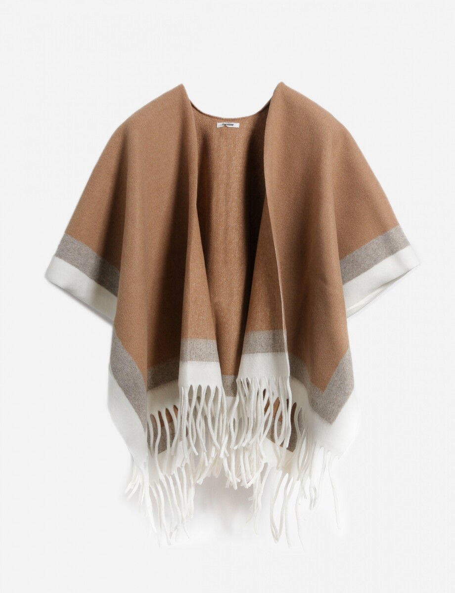 Ruana guarda - camel 