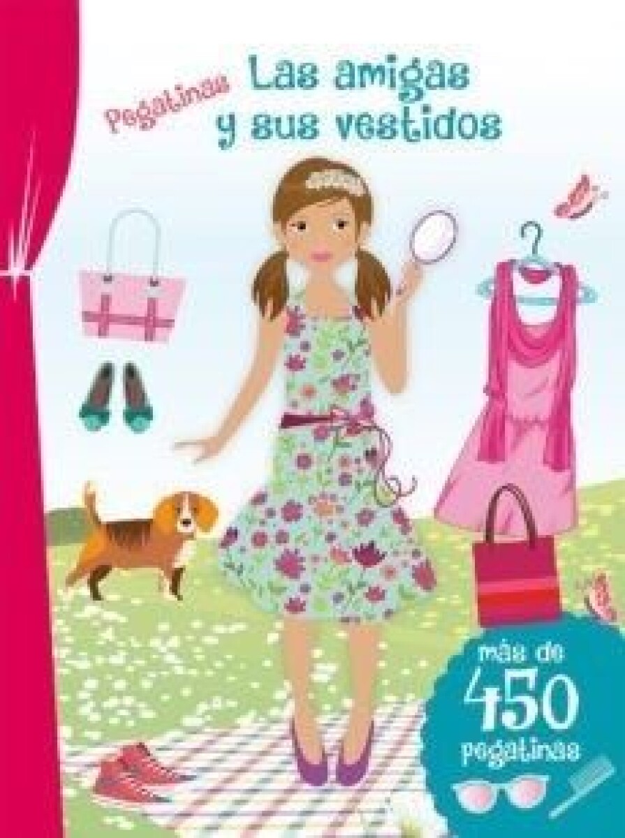 Pegatinas. Las Amigas Y Sus Vestidos 