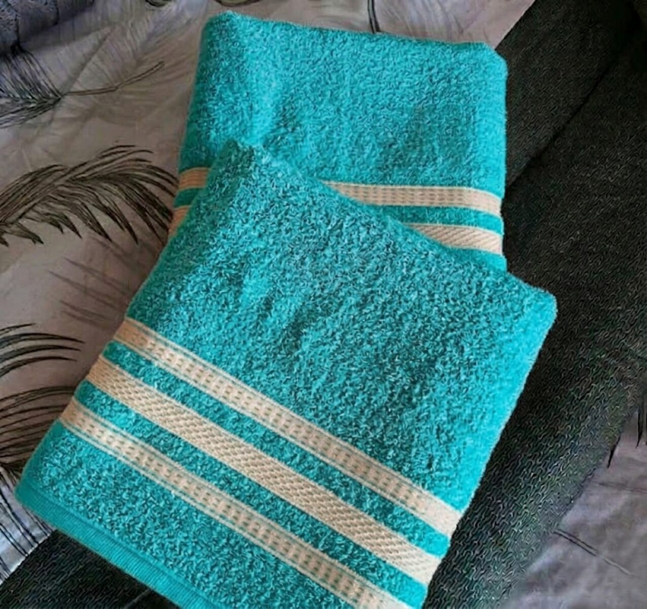 Toalla De Baño Para Rostro Algodón Sky 45 X 65 Cm - Turquesa 