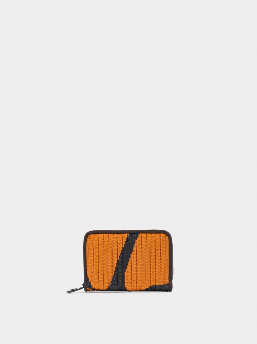 Cartera De Punto Estampado - multicolor 