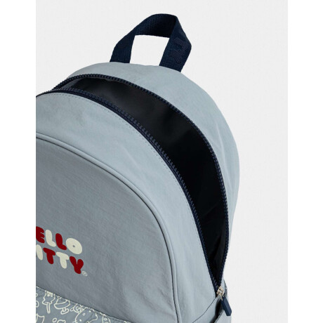 Mochila Print ''hello Kitty'' Azul Celeste