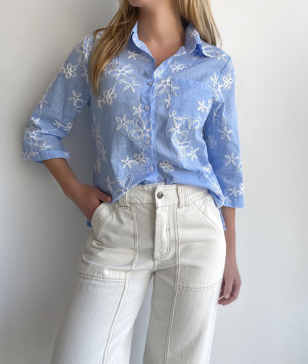 Camisa Lobelia - Celeste 