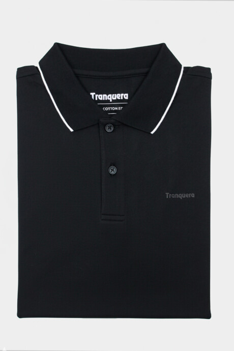 Remera Polo Tranquera Negra