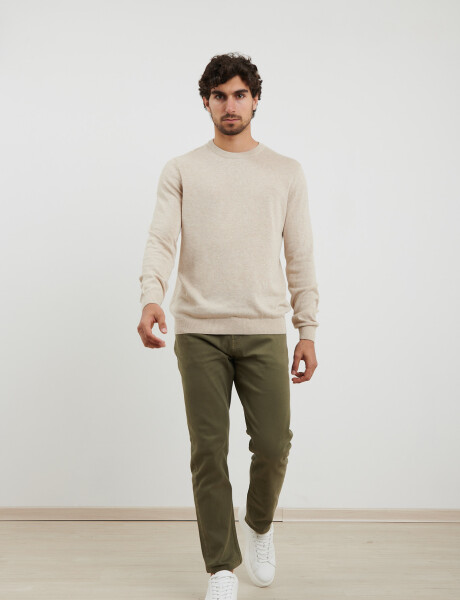 470754 SWEATER Natural