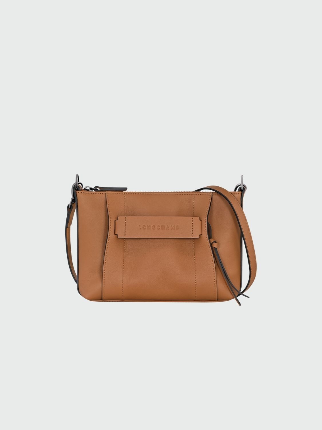 Longchamp -Cartera de cuero con correa extraible, 3D 0
