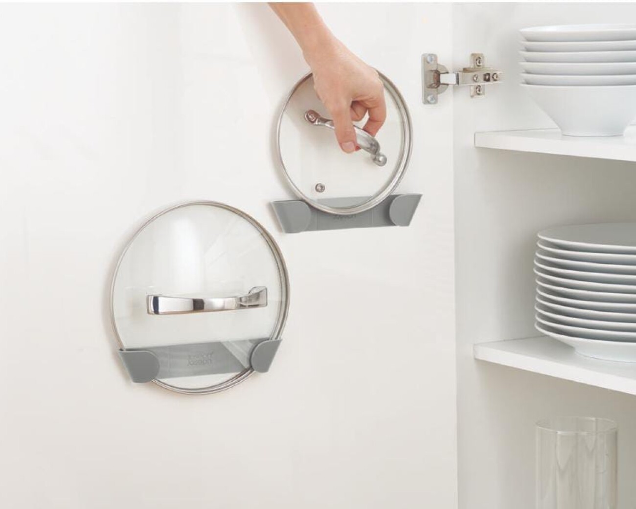 Soporte Adhesivo para Tapas Joseph Joseph Duo x3 Soporte Adhesivo para Tapas Joseph Joseph Duo x3