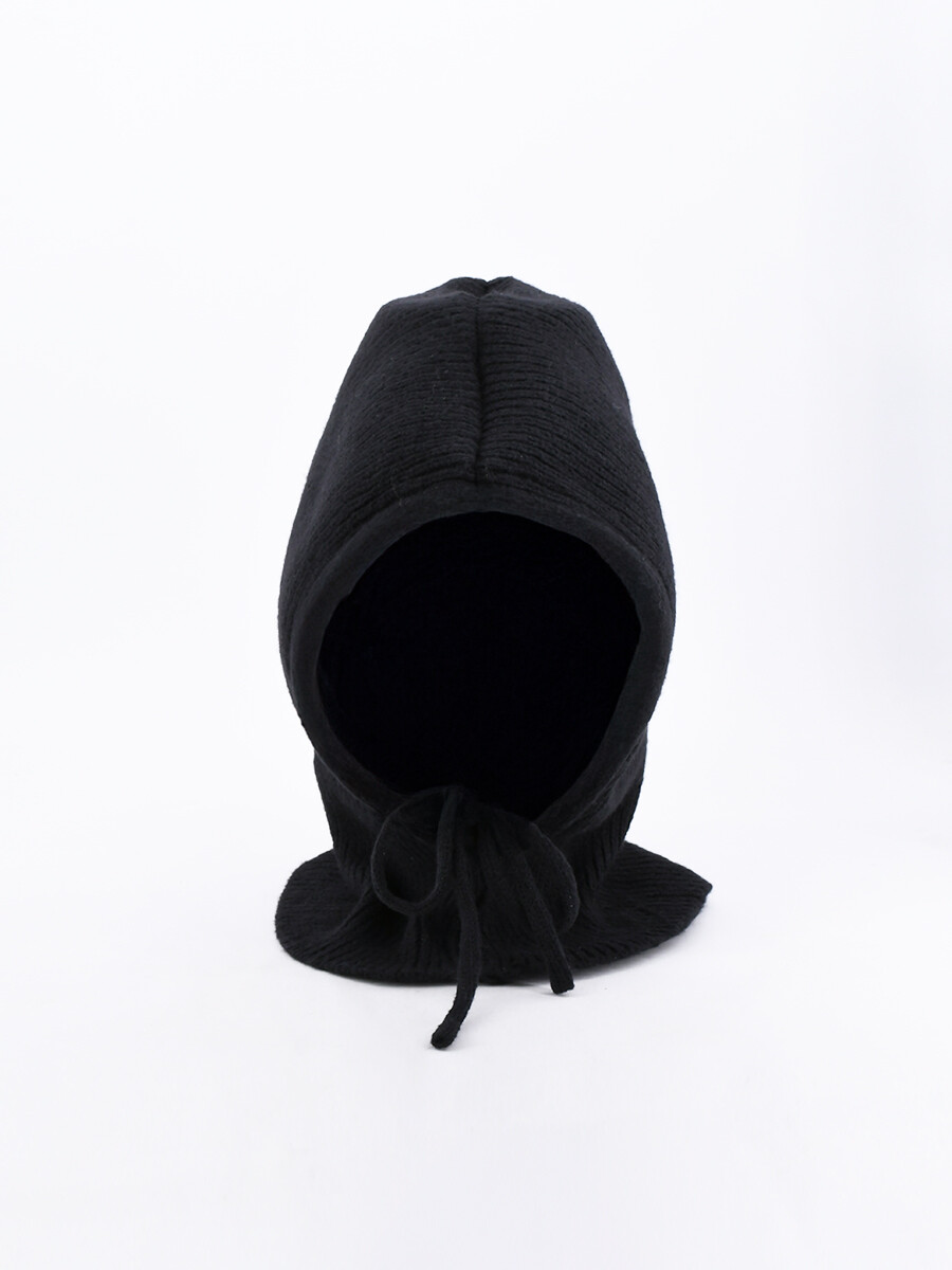 GORRO CAPUCHA - NEGRO 