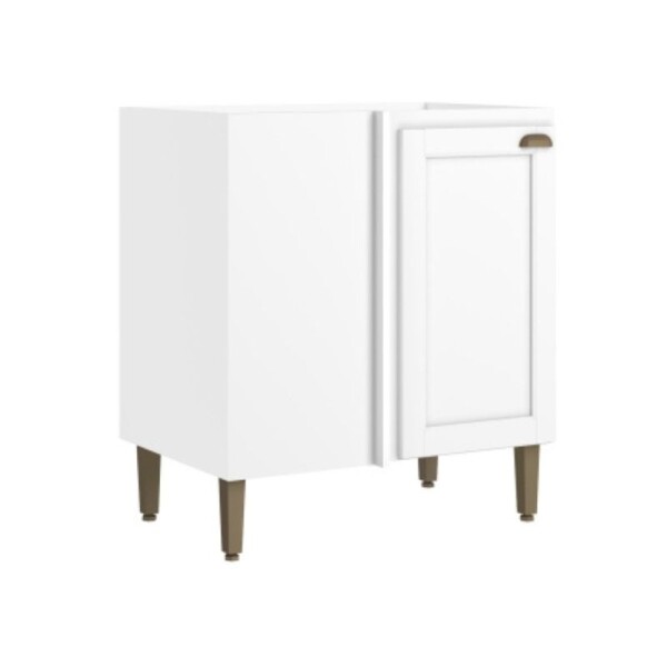 BAJO MESADA ESQUINERO 94 X 89 - 1 PUERTA CON TAPA - CLASSY BLANCO BAJO MESADA ESQUINERO 94 X 89 - 1 PUERTA CON TAPA - CLASSY BLANCO