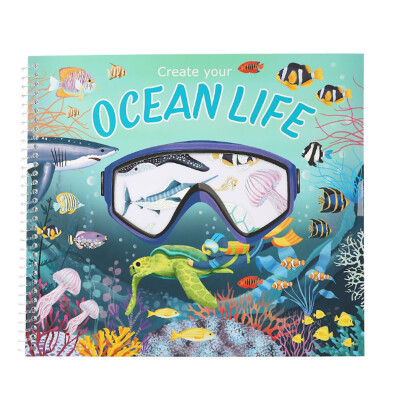 Libro de Stickers para crear escenas Ocean Life Libro de Stickers para crear escenas Ocean Life