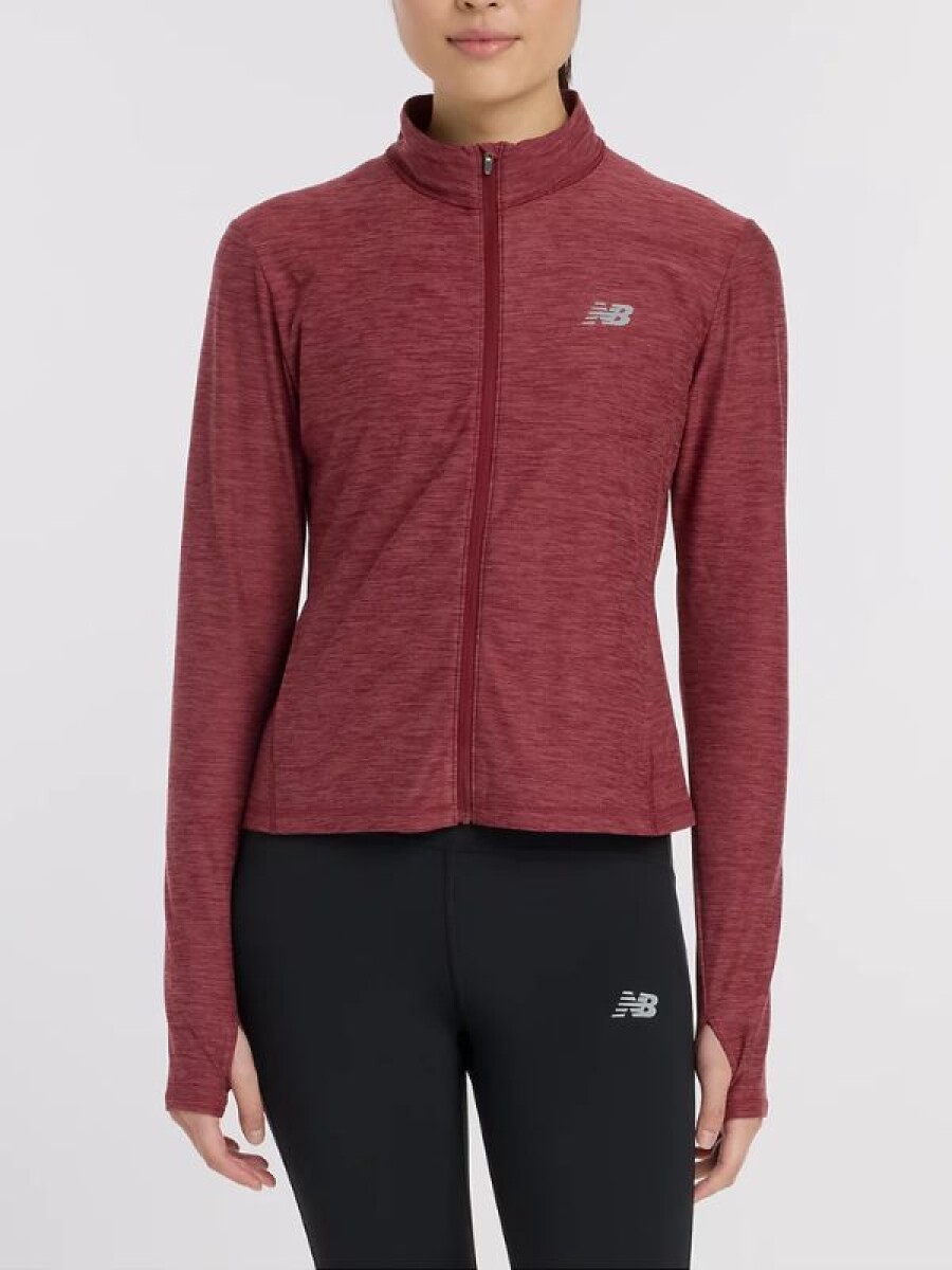Campera New Balance WJ51100 - Bordo 