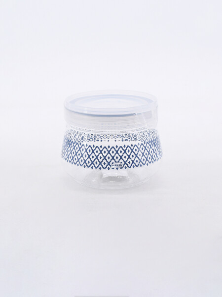 FRASCO CON TAPA FLIP AZUL