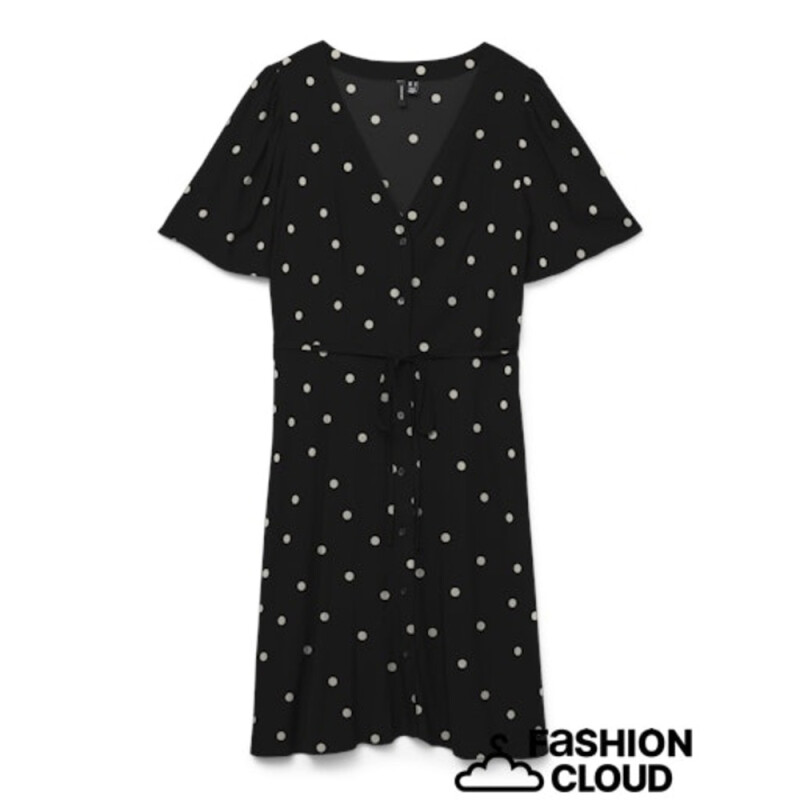 VMALBA SS SHORT DRESS WVN NOOS BLACK