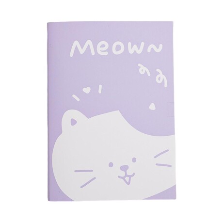 Cuaderno animales A6 violeta