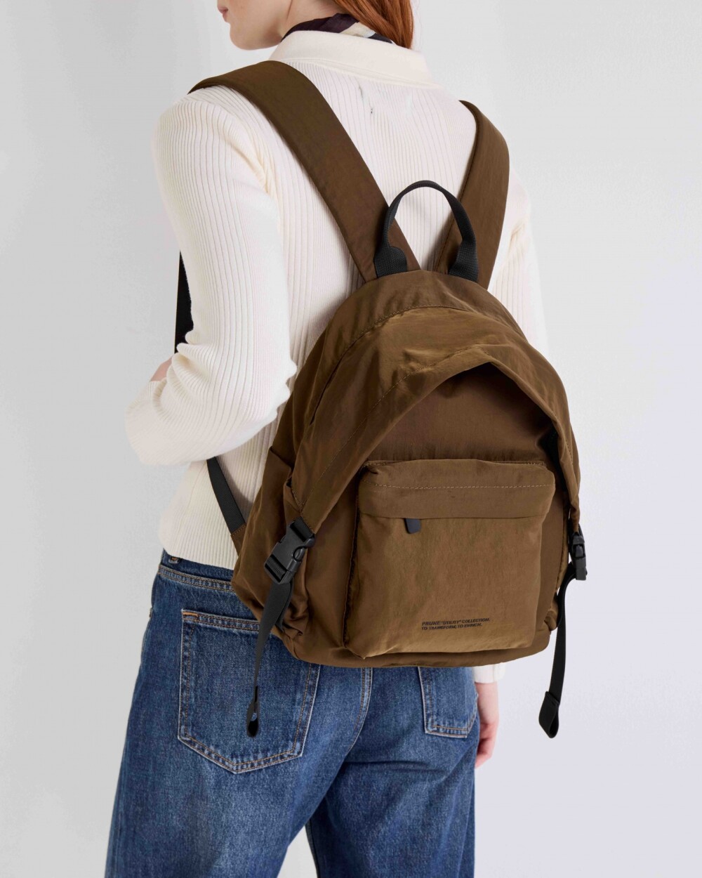 Mochila Jet en nylon Verde