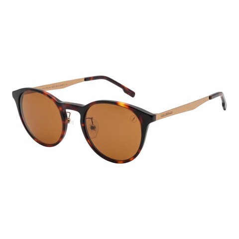 Lentes De Sol Ultralight Redondo De Acetato Marrón/Marrón