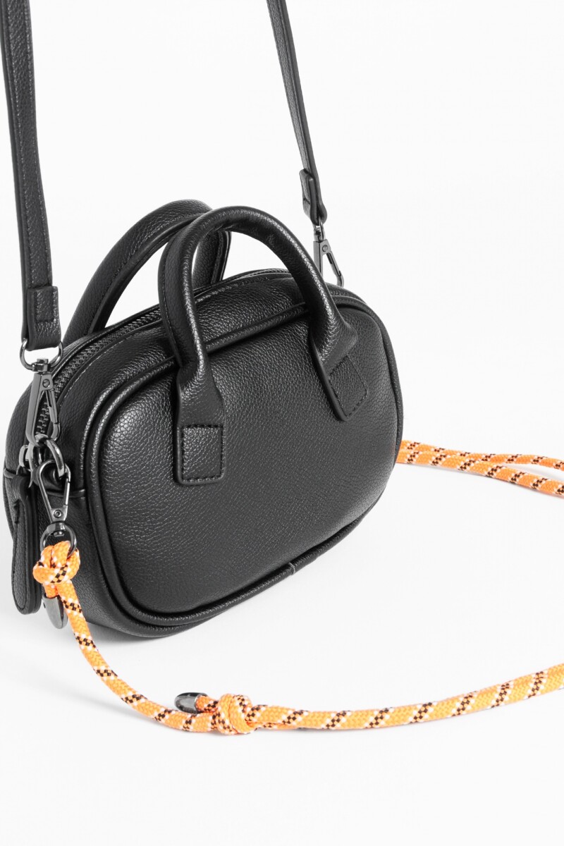 Cartera mini tote negro