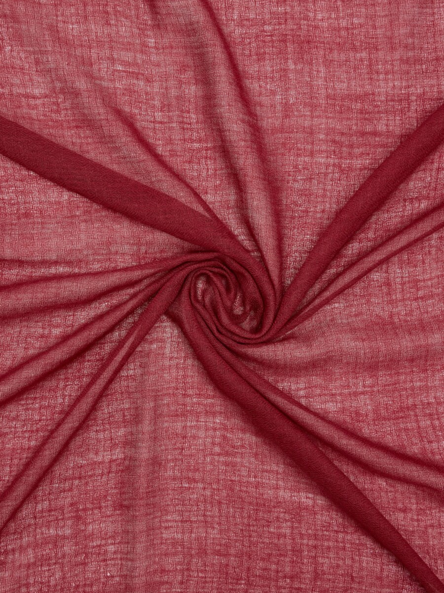 Pashmina 100% Lana rojo