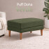 Puff Isla Banqueta Doha Pfdhav06v Chenille Living PUFF DOHA VERDE