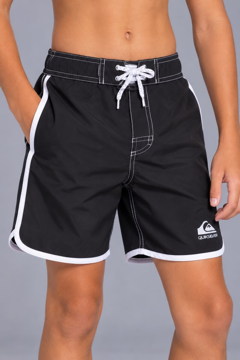 BERMUDA QUIKSILVER 80505 NIÑO - NEGRO 