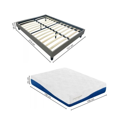 Sommier Queen HAMPTONS Hybrid Memory Foam Sommier Queen HAMPTONS Hybrid Memory Foam