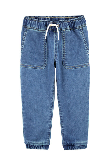 Pantalón jean, estilo deportivo Sin color