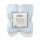 Frazada Polar con Corderito 2 Plazas Lisa REF.HM0538 CELESTE