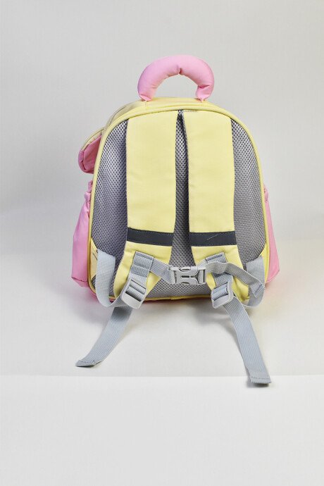 Mochila Infantil con Bolsillo Rosado
