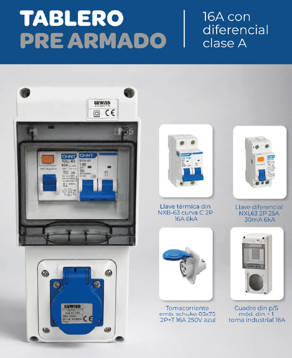 Tablero pre armado