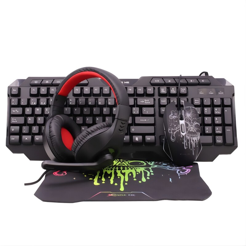 Combo Gamer 4 En 1 Xtrike Me Cmx-415 Sp Combo Gamer 4 En 1 Xtrike Me Cmx-415 Sp
