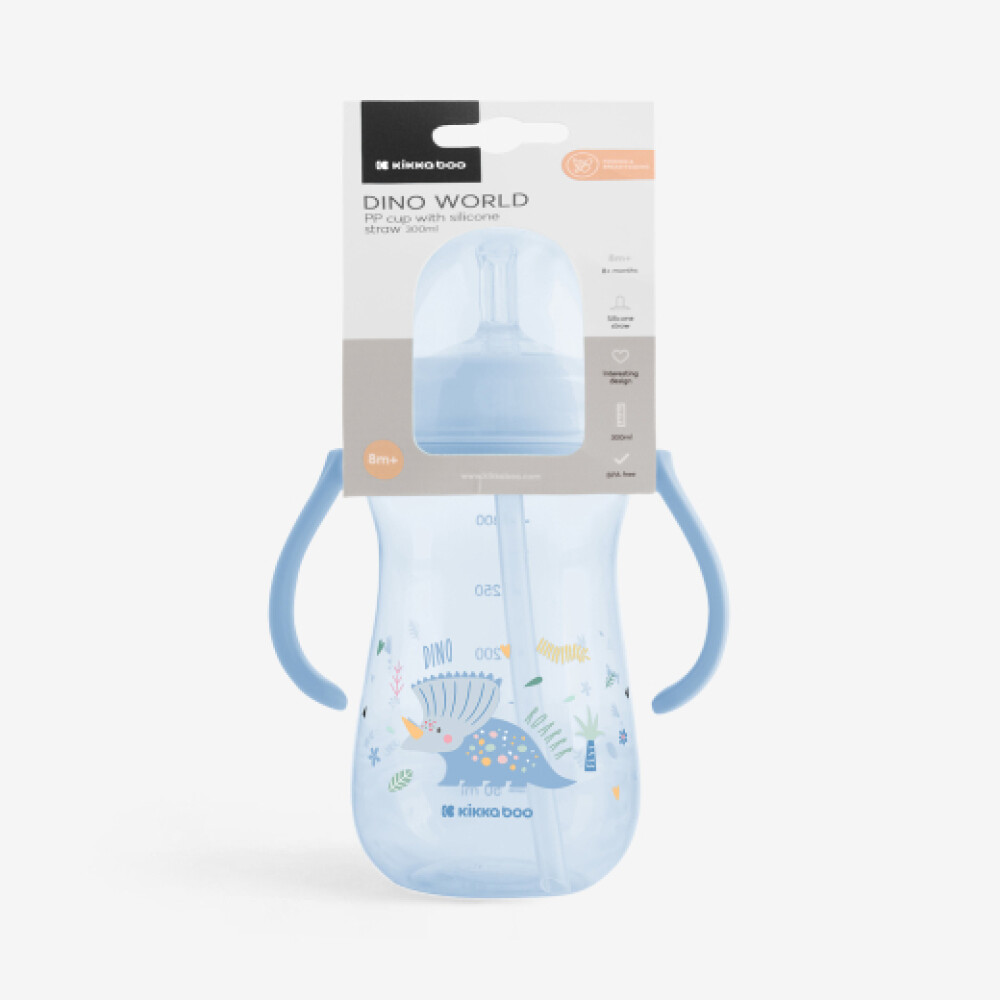Vaso sorbito DINO Kikkaboo celeste