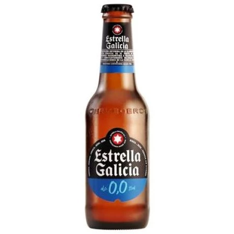 CERVEZA ESTRELLA DE GALICIA S/ALCOHOL 250ML CERVEZA ESTRELLA DE GALICIA S/ALCOHOL 250ML
