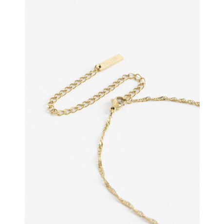 Cadena Acero Healing Rituals Cuarzo Rosa Rosa Claro