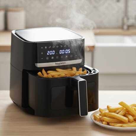 OUTLET - Freidora de Aire HOGARON 1800W Capacidad 8L Panel Digital Y Visor OUTLET - Freidora de Aire HOGARON 1800W Capacidad 8L Panel Digital Y Visor
